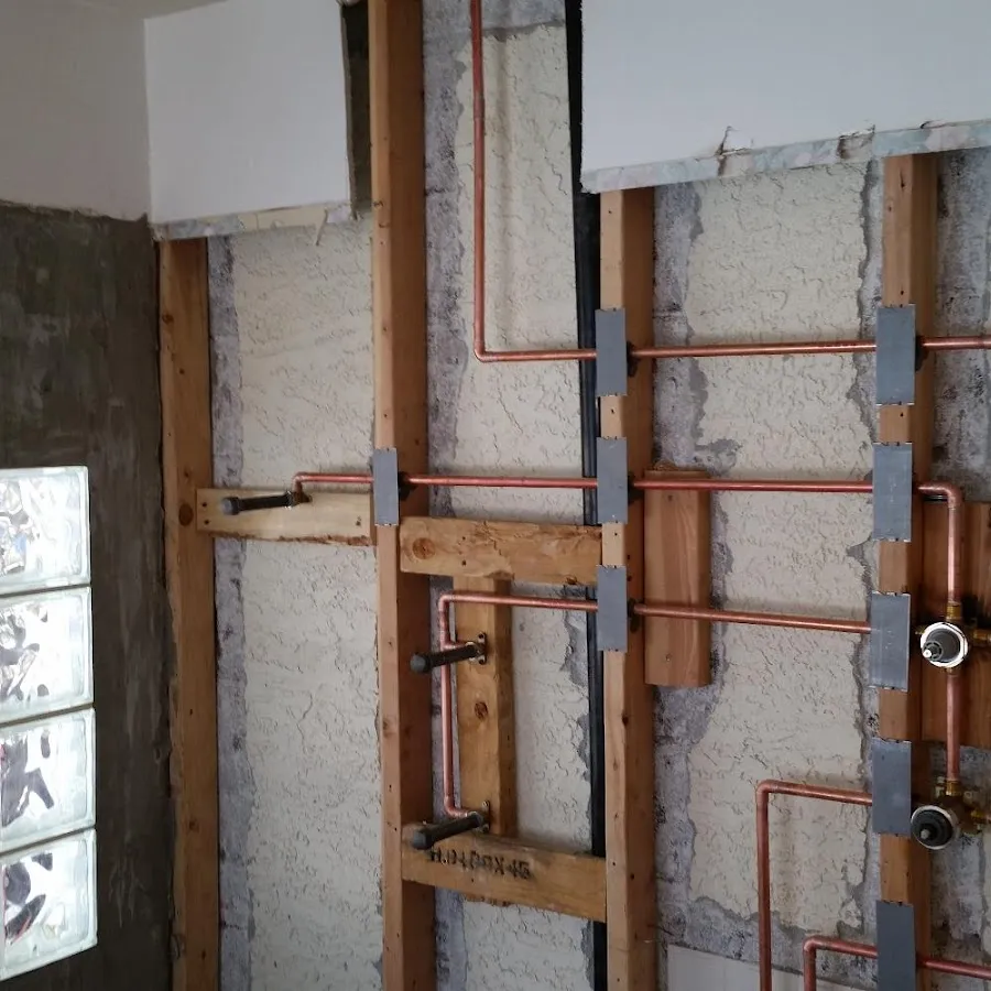 Copper pipe installation for Repiping in Donaldsonville